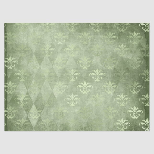 Seda Serie de Papel Verde Efímero Diseño 5 (Anverso)