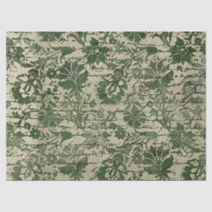 Seda Serie de Papel Verde Efímero Diseño 6