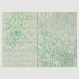 Seda Serie de Papel Verde Efímero Diseño 7