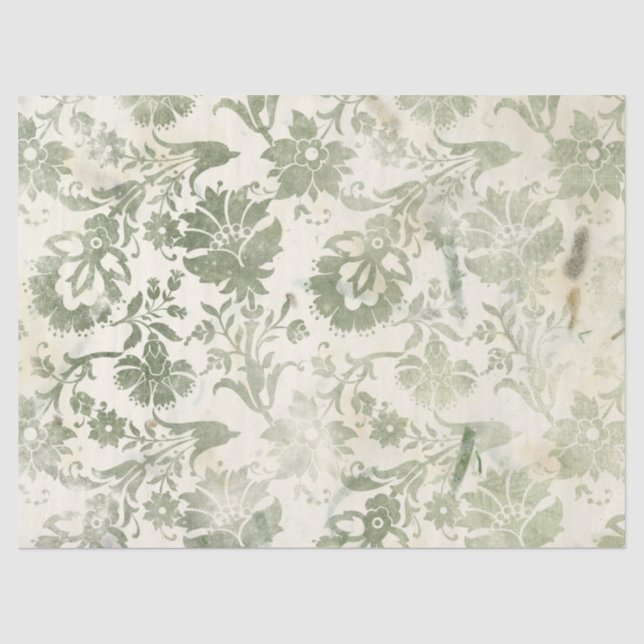 Seda Serie de Papel Verde Efímero Diseño 8 (Anverso)