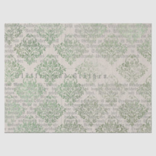Seda Serie de Papel Verde Efímero Diseño 9