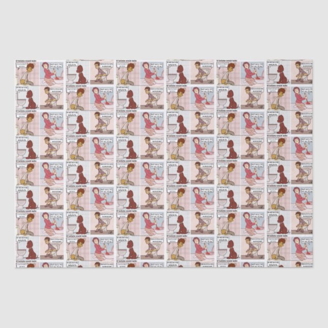 Seda Si los inodoros pueden hablar de papel de tejidos (Anverso)