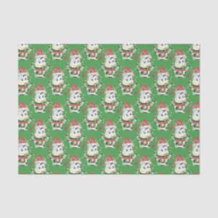 Seda Snowbell: papel verde de los Navidades de vaca