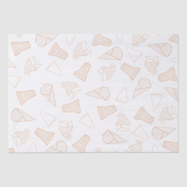 Seda Solo papel de tejidos Naranja de los tonos (Anverso)