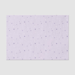 Seda sombras de papel de tejido de puntos púrpura