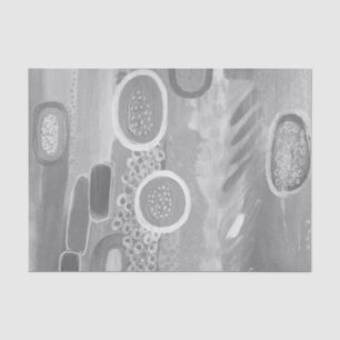 Seda Sombras grises Resumen Papel de tejidos artísticos