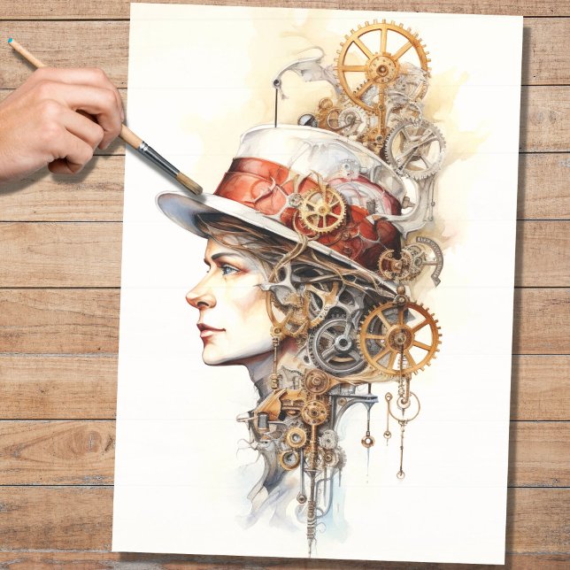 Seda Steampunk Man 1 Papel de desecho (Subido por el creador)