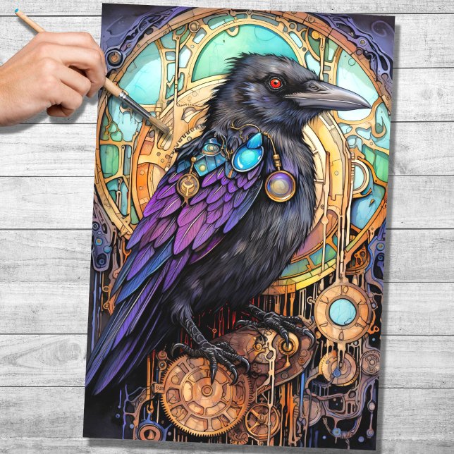 Seda Steampunk Raven 3 Papel de descodificación (Subido por el creador)