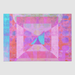 Seda Sueño rosa caliente #1 Papel de tejidos de medios 