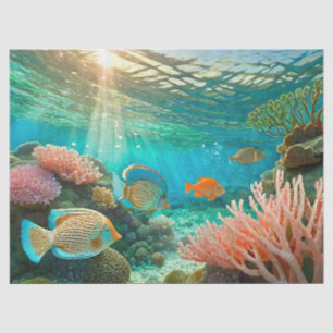 Seda Sunshine y Tangs subacuáticos, Diseño 4 Papel de t