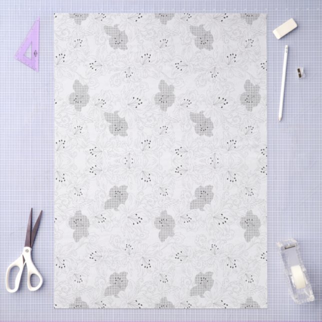 Seda Superposición de cuadrícula transparente | Papel d (Artesanía)