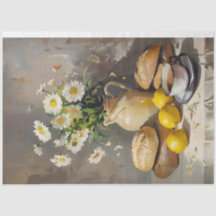 Té matutino con papel teñido desconchable de Daise