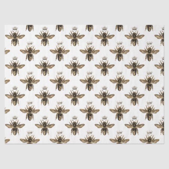 Seda Tea Garden Bee Series Design 13 Tejido de papel (Anverso)