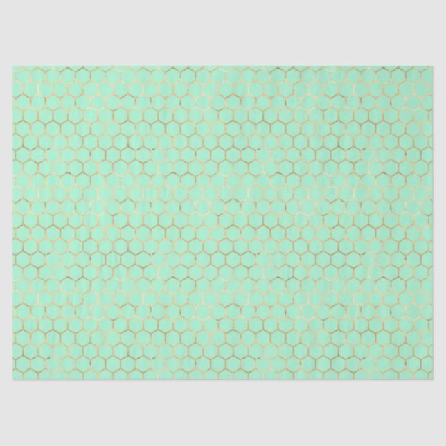 Seda Tea Garden Bee Series Design 18 Tejido de papel (Anverso)