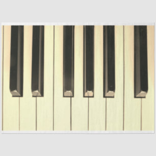 Seda Teclado de piano 4 Papel de tono de deshielo de sé