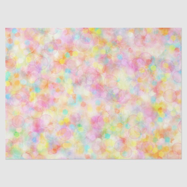 Seda Tejido de burbujas o papel de descomposición (Anverso)