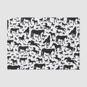 Seda Tejido de caballos o papel de descomposición