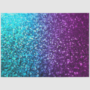 Seda Tejido de papel mosaico Sparkley