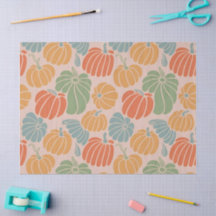 Temporada de otoño del patrón de papel de envolvim