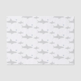 Seda Tiburones bandidos | Papel de tono de Baby Shower