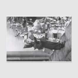 Seda TIENDA DE CHICAS Vintage de Papel Tejido de Navida