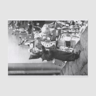 Seda TIENDA DE CHICAS Vintage de Papel Tejido de Navida