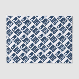 Seda Tigres JSU de 10 lb Papel de tejidos, blanco
