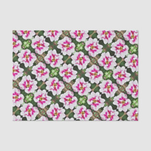 Seda Tulip rosa de papel de tejidos