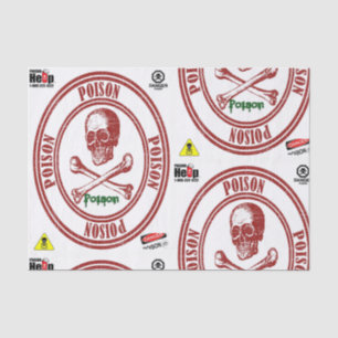 Seda Veneno de papel de tejido decorativo