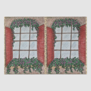 Seda Ventana con papel de trama de obturadores