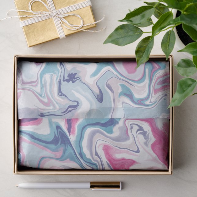 Seda Vibrante Papel De Tejido De Líquido De Líquido De  (Regalo )