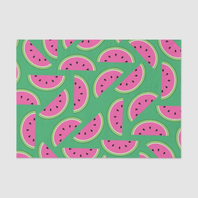 Seda Watermelon Cute Primer Papel de tono Fiesta de cum (Anverso)