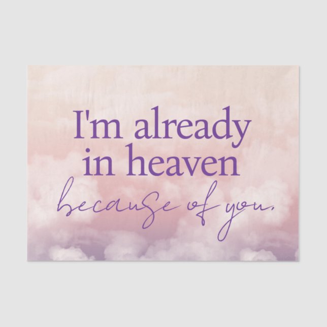 Seda Ya estoy en el cielo por tu papel de té (Anverso)