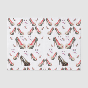 Seda Zapatos de papel de tejido decorativo