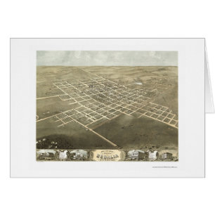 Sedalia, mapa panorámico del MES - 1869