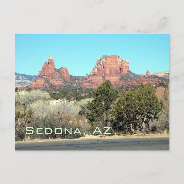 Sedona-View#4, Sedona, postal AZ (Anverso)