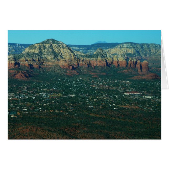 Sedona y Coffee Pot Rock desde arriba (Anverso (Horizontal))