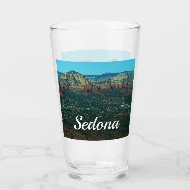 Sedona y Coffee Pot Rock desde arriba (Anverso)
