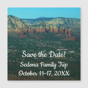 Sedona y la roca de la olla de café desde arriba