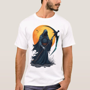 Segador con Guadaña � Camiseta de Halloween Espelu