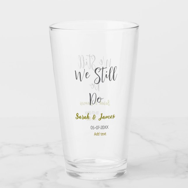 Seguimos haciendo boda aniversario simple oro gris (Anverso)