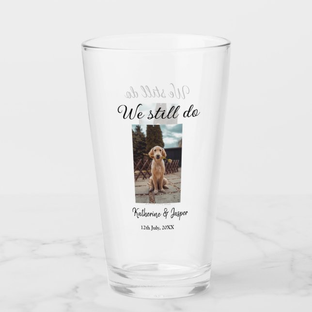 Seguimos haciendo boda pareja mascota foto nombre  (Anverso)