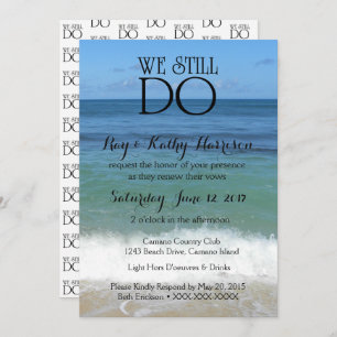 Seguimos Haciendo Invitación De Renovación De Boda