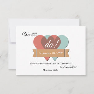 Seguimos Haciendo Nueva Invitación De Fecha Boda