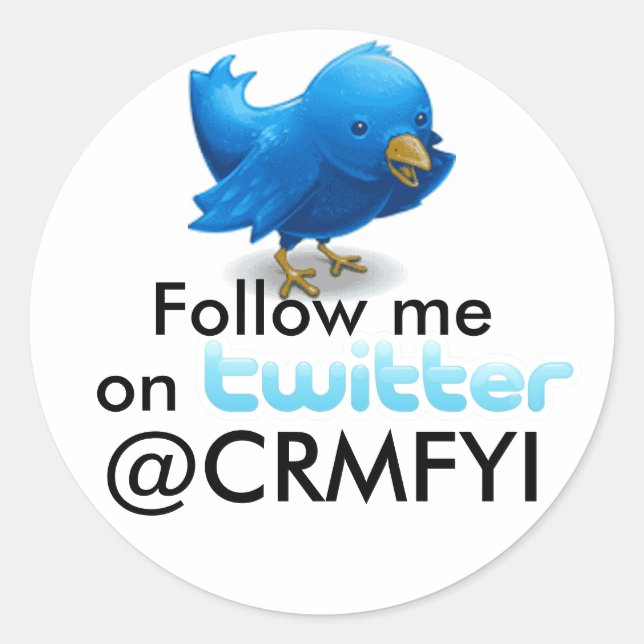 Seguir a mi pegatina (Anverso)