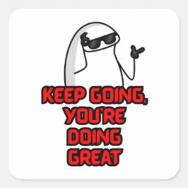 Seguir andando - Pegatina motivacional de corte