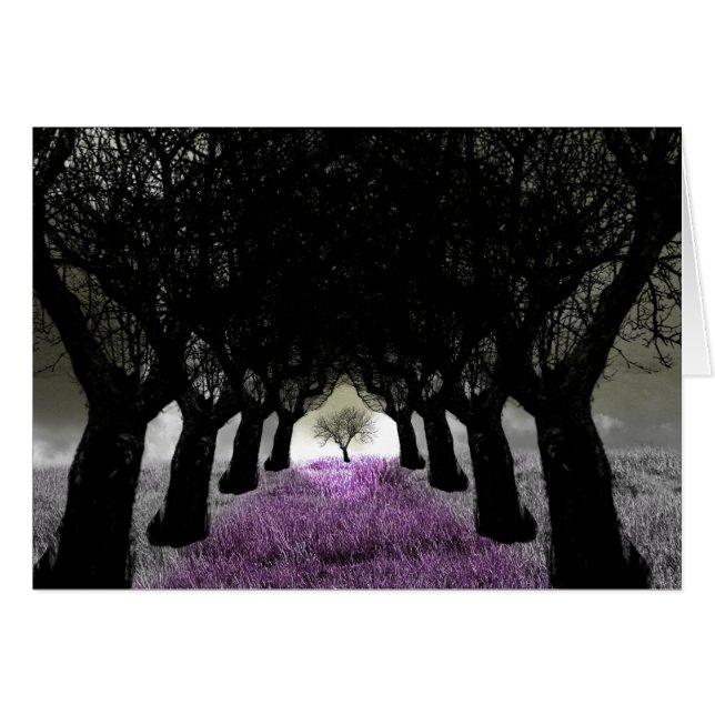 Seguir la ruta de la hierba morada (Anverso (Horizontal))