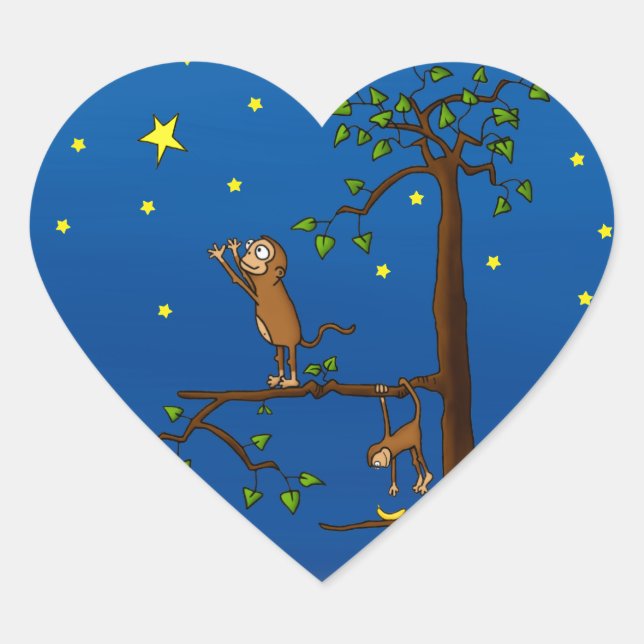 Seguir llegando a los Pegatinas de monos (Anverso)