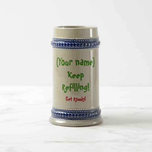 Seguir rellenando la taza de acero (Centro)