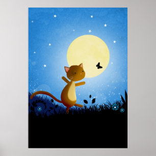 Seguir sus sueños - impresión poster